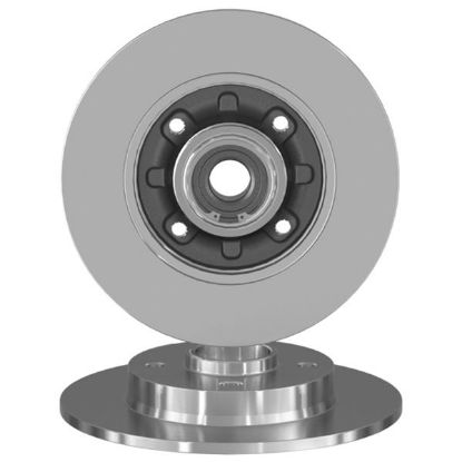 FREN DİSK AYNASI ABSLİ PORYALI RULMANLI ARKA DÜZ C4-DS3-C3- 208-307-207-DS DS-CROSSLAND resmi