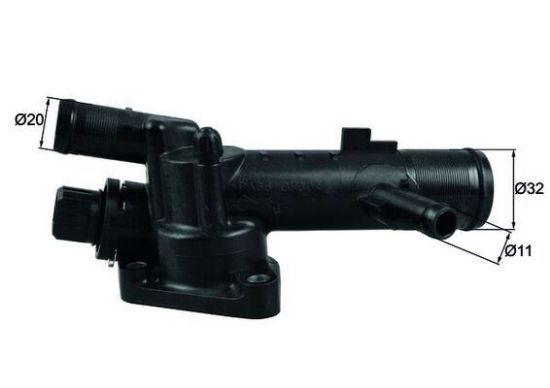 TERMOSTAT 83C KOMPLE   DUSTER-KANGOO-CLIO II-LOGAN 1.5DCI  2008-> resmi