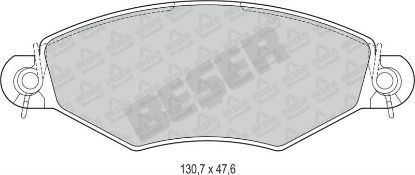 ÖN FREN BALATASI 206-306 1.4İ-1.6İ-1.9İ 98-> resmi