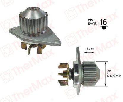 DEVİRDAİM POMPASI  1007-106-206-206+-207-306-307-BIPPER  1.4İ TU3A/TU3JP resmi