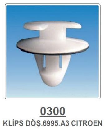 DÖŞEME KLİPSİ   306-405-406-806-PARTNER-RENAULT-FORD- resmi