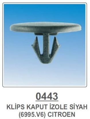 MOTOR KAPUT İZALASYON KLİPSİ  PRT- 206 resmi