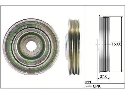 KRANK KASNAĞI 307-407-C4-C5-FOCUS 2,0HDI/TDCI resmi