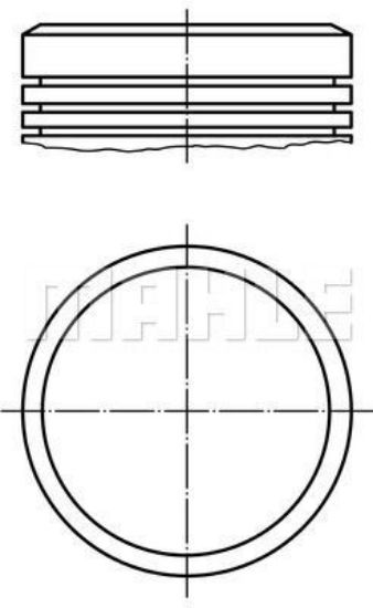 PİSTON SEGMAN 78,50mm+0,50  206-307 1.6 16V/TU5JP4 resmi