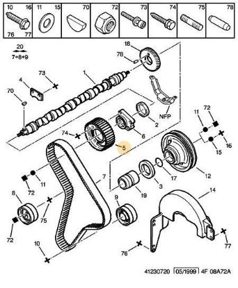 EKSANTRİK DİşLİSİ DJ5-DJ5 resmi