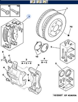 ÖN FREN BALATASI 206-301-PARTNER-BOXER III (ARKA) resmi