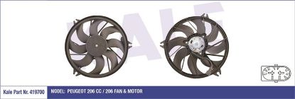 FAN MOTORU 206 1.4-1.6-2.0 16V-1.6HDI-2.0HDI 160W resmi