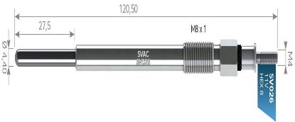 ISITMA BUJİSİ 206-307-PARTNER-FIESTA 1.4/1.6HDI resmi