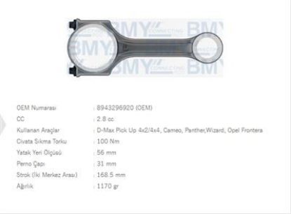 PİSTON KOLU   PREMIER 2.8D resmi