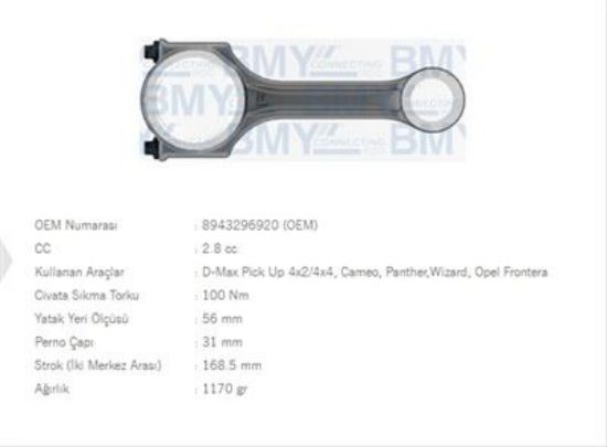 PİSTON KOLU   PREMIER 2.8D resmi