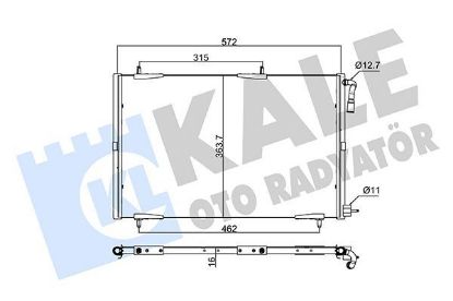 KLİMA RADYATÖRÜ 206 resmi