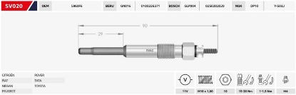 ISITMA BUJİSİ  106-206-306-PARTNER-EXPERT   1.9D/D/11V resmi