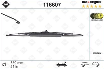 SİLECEK SÜPÜRGESİ 530mm SPOİLERLİ A4/BMW 3/GOLF/PA resmi