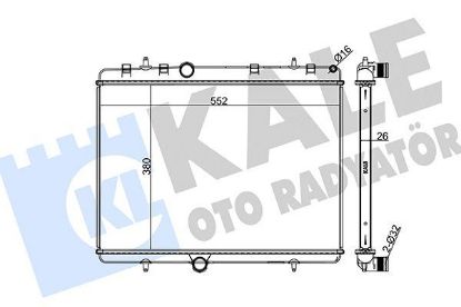 RADYATÖR PARTNER TEPEE-307-308 1.6-2.0 HDİ-1330.W2 resmi