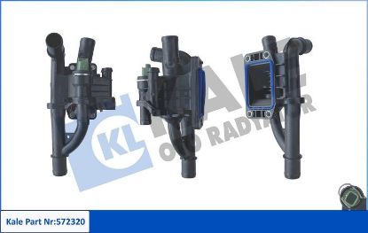 TERMOSTAT KOMPLE  PARTNER BERLİNGO 06> PEUGEOT 207> DV4 resmi