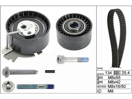 TRİGER KİTİ 134DİŞ   1007-206-307-PARTNER-C3-XSARA  1.6 16V TU5JP4 resmi