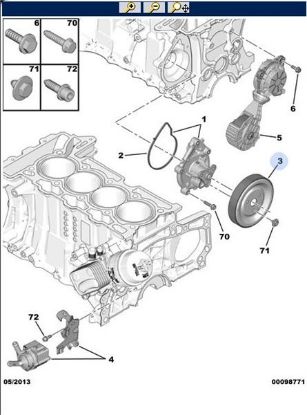 DEVİRDAİM KASNAĞI 207-208-308-508-BERLINGO-C3-C4-C5-DS3 1.6 MINI R56-COOPER-BMW 116İ-118İ-316İ-320İ resmi