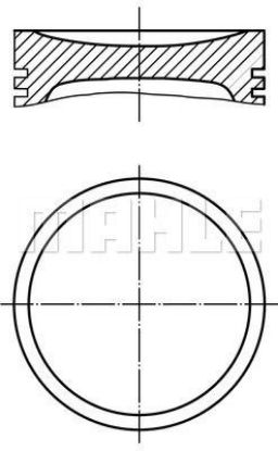 PİSTON SEGMAN 75,00mm STD.106-206-306 1.4 8V/ TU3A resmi