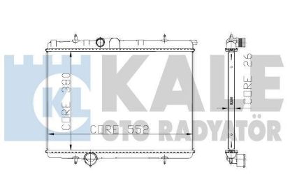 RADYATÖR SU Otomatik  206 2.0 16V-EW10J4 resmi