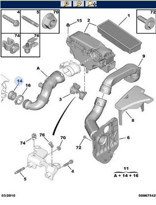 TURBO CONTASI  307-407-C4-C5  16.HDI resmi