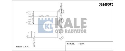 TURBO RADYATÖRÜ 308-5008-PARTNER TEPEE DV6 EURO 5 resmi