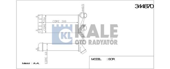 TURBO RADYATÖRÜ 308-5008-PARTNER TEPEE DV6 EURO 5 resmi