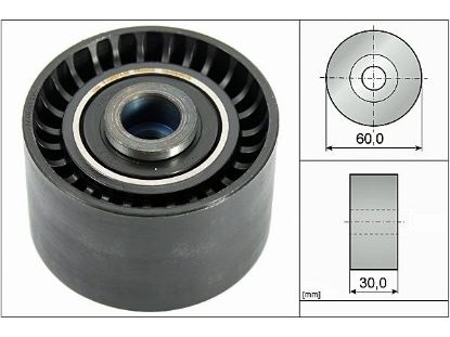 EKSANTRİK GERGİ RULMANI  1007 1,6 05/-206-307-PART resmi
