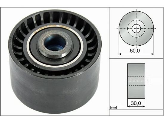 EKSANTRİK GERGİ RULMANI  1007 1,6 05/-206-307-PART resmi