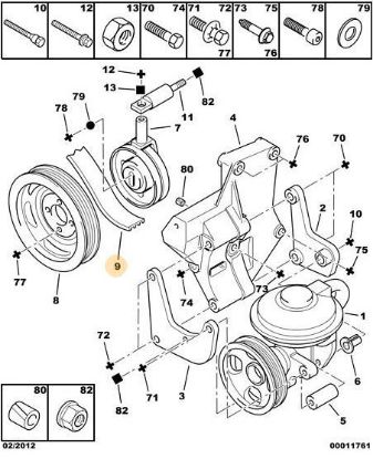 ALTERNATÖR KAYIŞI 6 PK 0915  BOXER 2.5D resmi