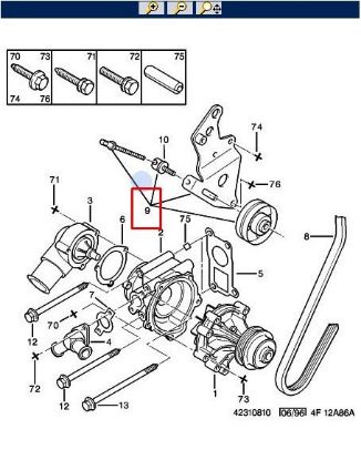 DEVİRDAİM GERGİ RULMANLI JUMPER-BOXER- 2.5-2.5 TDI 96-02 DJ5TED resmi