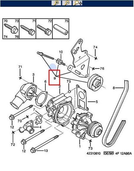 DEVİRDAİM GERGİ RULMANLI JUMPER-BOXER- 2.5-2.5 TDI 96-02 DJ5TED resmi