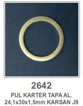 KARTER TAPA PUL CONTASI  ALİMİNYUM   J9 resmi
