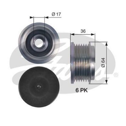 ALTERNATÖR KASNAĞI Rulmanlı BOXER III-TRANSIT 2.2H resmi