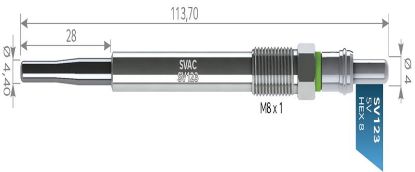 ISITMA BUJİSİ 208-301-3008-508-PARTNER DV6C E5 resmi
