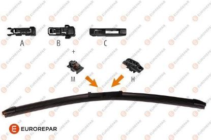 ERP SİLECEK SÜPÜRGESİ SOL MUZ TİP 750mm  308-3008-5008-TRANSIT-TOURNEO resmi