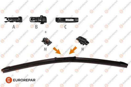 ERP SİLECEK SÜPÜRGESİ SOL MUZ TİP 750mm  308-3008-5008-TRANSIT-TOURNEO resmi