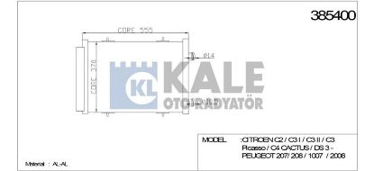 KLİMA RADYATÖRÜ 207-C2 1.6 resmi