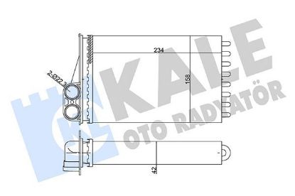 KALORİFER RADYATÖRÜ  207 1.4-1.6 resmi
