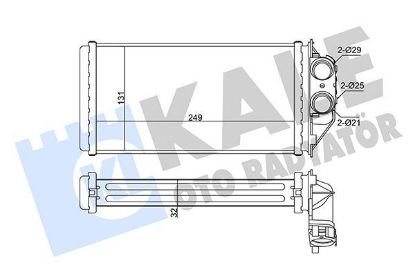 KALORİFER RADYATÖRÜ 307 1.4-1.6-2.0HDI <-06 MAN.K resmi