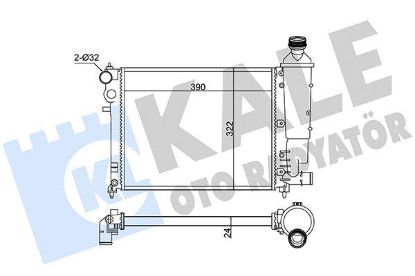 RADYATÖR Brazing Klimasız 106-SAXO 96- resmi