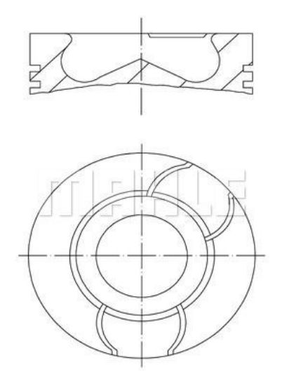 PİSTON SEGMAN 73,70mm STD. 206 DV4/HDI 8V resmi