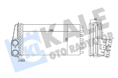KALORİFER RADYATÖRÜ 307 1.4-1.6-2.0 16V <-06 MAN. resmi