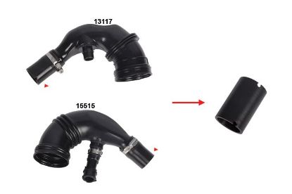 TURBO BORUSU HORTUMU  FIORINO-LINEA-500-GRANDE PUNTO-NEMO-BIPPER 1.3HDI/JTD. resmi