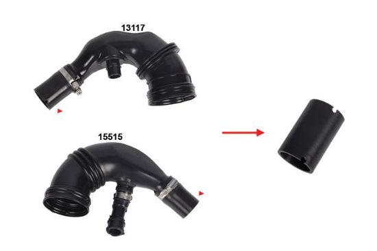TURBO BORUSU HORTUMU  FIORINO-LINEA-500-GRANDE PUNTO-NEMO-BIPPER 1.3HDI/JTD. resmi
