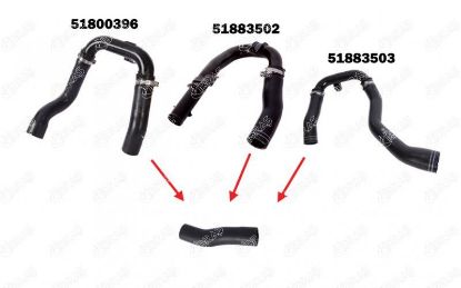 TURBO HORTUMU KÜÇÜK METAL BORU HARİÇ LINEA 1.3 MJT resmi