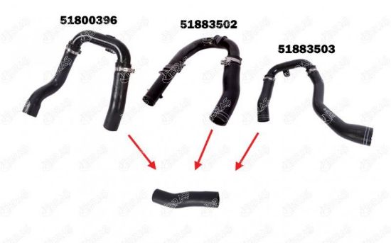 TURBO HORTUMU KÜÇÜK METAL BORU HARİÇ LINEA 1.3 MJT resmi