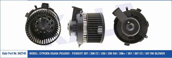 KALORİFER MOTORU 12V XSARA PICASSO-07-206 CC-206- resmi