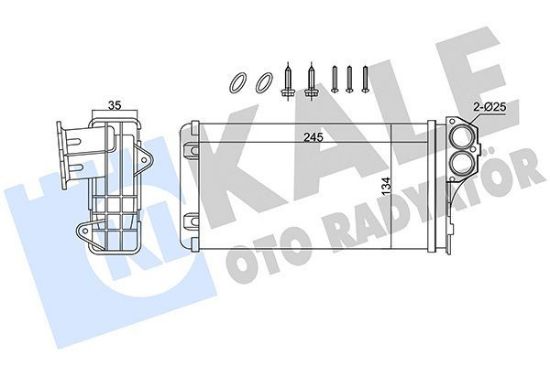 KALORİFER RADYATÖRÜ 206-206CC-206SW-206+ resmi
