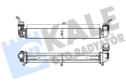 TURBO RADYATÖRÜ AL+PL SİSTEM FLUENCE 1.5DCI 10-> resmi