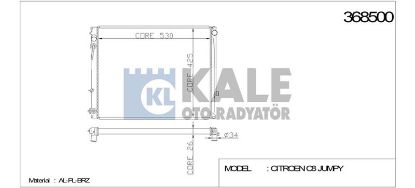RADYATÖR 807-EXPERT III-SCUDO III 1.6-2.0HDI (MT) resmi